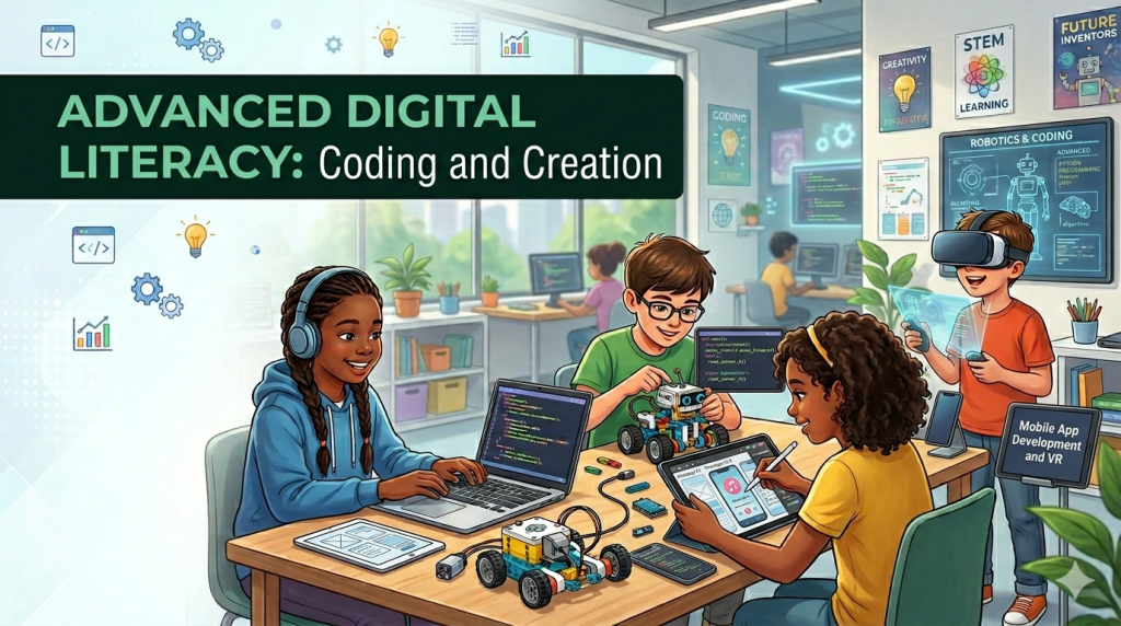 Advanced Digital Literacy: Coding and Creation (Level 2) - PROJECTCAGE